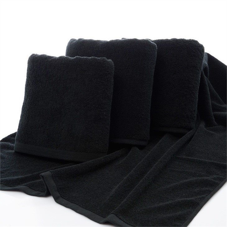 Black Soft Salon Towel
